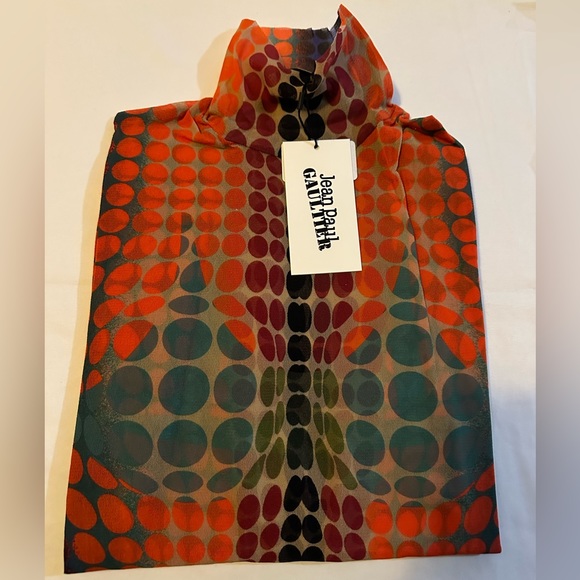 Jean Paul Gaultier Orange Dots Turtleneck - Picture 6 of 12